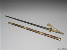 清 宝剑,清,金属,兵器