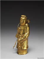 清 金八仙(七)何仙姑,清,金,摆设
