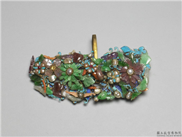 清 同治 菊花簪,清 同治,玉石珠宝,服饰佩饰