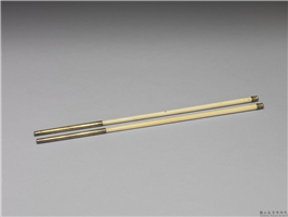清 镶金牙箸,清,金属,食器