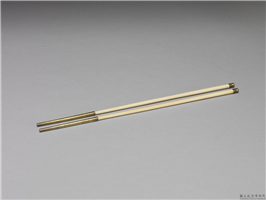 清 镶金牙箸,清,金属,食器