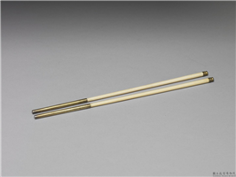 清 镶金牙箸,清,金属,食器