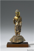 药师佛立像,韩国 三国时代 或以後,铜,陈设