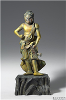 不动明王立像,日本 1615-1900年 或以後,金属,陈设