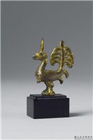 巨冠展尾立鸟,汉,铜,陈设