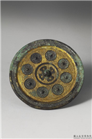 兽纹八子镜,汉,铜,陈设
