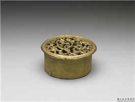 清 鎏金铜胆,清,金属,文具文玩