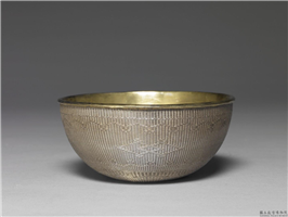 清 银奶茶碗,清,金属,盛装器