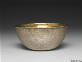 清 银奶茶碗,清,金属,盛装器
