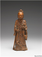 清 竹雕八仙（何仙姑）,清,竹,陈设