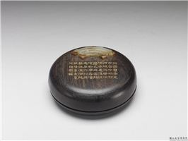 清 乾隆 嵌玉砚木盒,清,,盛装器