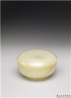 清 青玉小圆盒,清,玉石珠宝,盛装器,香具
