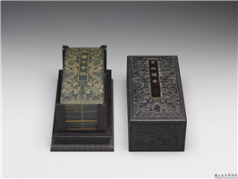 清 高宗御笔填金十全记玉版,清 乾隆壬子 (57年),玉石,文具文玩