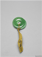 清 翠玉耳环,清,玉石珠宝,耳饰
