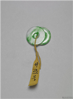 清 翠玉耳环,清,玉石珠宝,耳饰