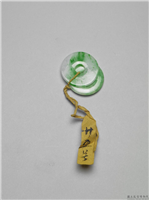 清 翠玉耳环,清,玉石珠宝,耳饰
