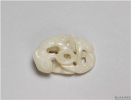 清 雕玉灵芝,清 西元1644-1911年,玉石珠宝,服饰佩饰