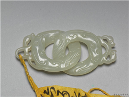 清 玉套环,清 西元1644-1911年,玉石珠宝,服饰佩饰