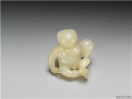 清 玉童子,清 西元1644-1911年,玉石珠宝,服饰佩饰