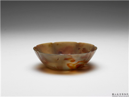 清 乾隆 玛瑙葵瓣碗,清 高宗乾隆,玛瑙,食器/盛装器