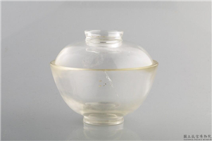 清 水晶盖碗,,水晶,盛装器
