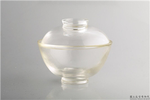 清 水晶盖碗,,水晶,盛装器