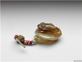 清 玛瑙坠,清,玉石珠宝,服饰佩饰