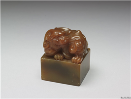 明未清初 杨玉璇 寿山石兽钮未刻印,明末-清初,寿山石,文具文玩