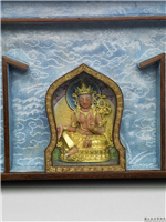 清 金镶珊瑚松石救度佛母(珊瑚),清,玉石珠宝,法器