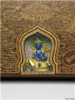 清 金镶珊瑚松石救度佛母(青金石),清,玉石珠宝,法器