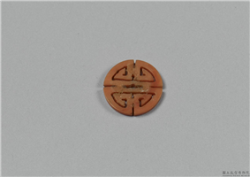 清 珊瑚团寿小腰结,清,玉石珠宝,服饰佩饰
