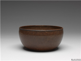 茶色石钵,时代不详,玉石珠宝,盛装器