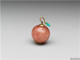 芙蓉石钮子,清,玫瑰水晶(芙蓉石),服饰佩饰
