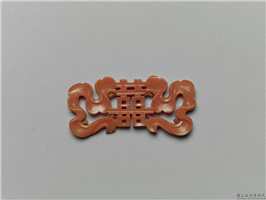 清 珊瑚腰结,清,珊瑚,服饰佩饰