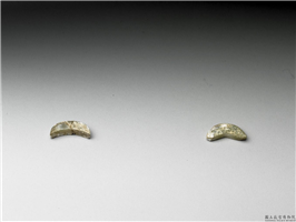 汉 玉覆面(眉),汉,玉石,丧葬器