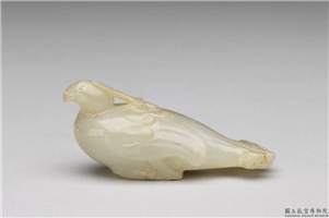 西汉 玉鸠杖首,西汉,玉石,功能不明