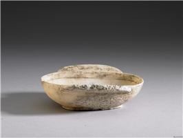 汉 汉白玉耳杯,汉,大理石,盛装器、饮器