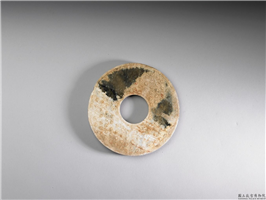 西汉早期至中期 刻字蒲涡纹璧,西汉早期至中期,玉石珠宝,礼器