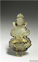 元代至明初 玉菩萨像,元代至明,玉石,陈设