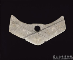 新石器时代晚期 良渚文化 三角形石刀,新石器时代晚期,玉石,工具
