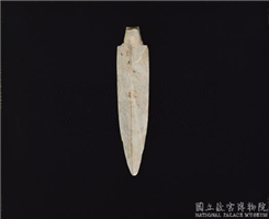 新石器时代晚期 石镞,新石器时代晚期,玉石,工具