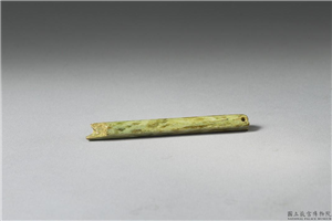 新石器时代卑南文化玉管,新石器时代,玉石,功能不明