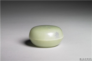 清 青玉素盒,清,玉石,香具/盛装器