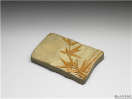 清 雍正 松花石竹节砚盒,清 雍正,松花石,盛装器