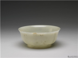 清 乾隆 青玉碗,清 乾隆,玉石,盛装器/食器