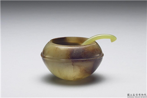 南宋至明 圆形玉水盛,南宋至明,玉石,礼器/文具、文玩