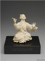 民国 雕象牙张良像,民国,象牙,陈设