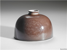 清 康熙 霁红花囊,清 圣祖,,花器