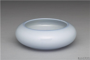 清 康熙 天蓝釉笔洗,清 圣祖,,文具、文玩、水器