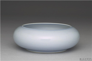 清 康熙 天蓝釉笔洗,清 圣祖,,文具、文玩